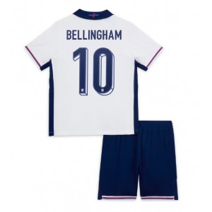 Fotbalové Dres Anglie Jude Bellingham #10 Dětské Domácí Oblečení ME 2024 Krátký Rukáv (+ trenýrky)